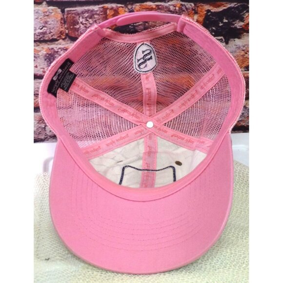Simply Southern Womens Pink Mesh Trucker Hat Camo Deer Patch Adjustable - Picture 6 of 7